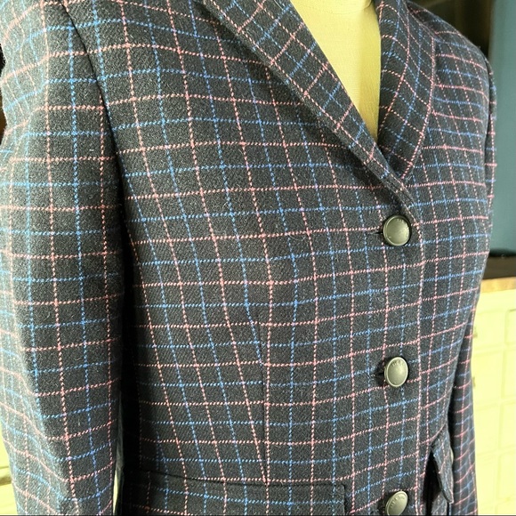 Rag & Bone Nancie Plaid Blazer Jacket Size 2 - Picture 8 of 16